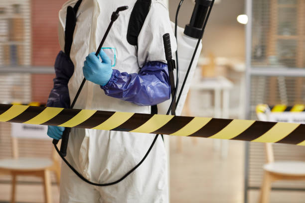 Professional Biohazard technician working in Leary, GA